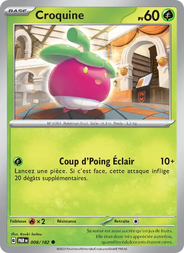 Carte Pokémon Croquine #008 — Faille Paradoxe