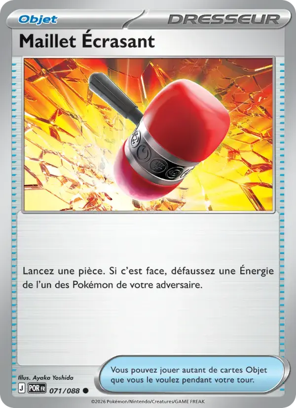 Carte Pokémon Maillet Écrasant #071 — Équilibre Parfait