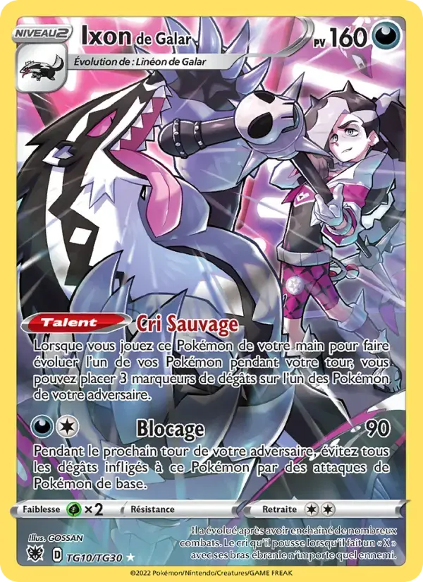 Carte Pokémon Ixon de Galar #TG10 — Astres Radieux