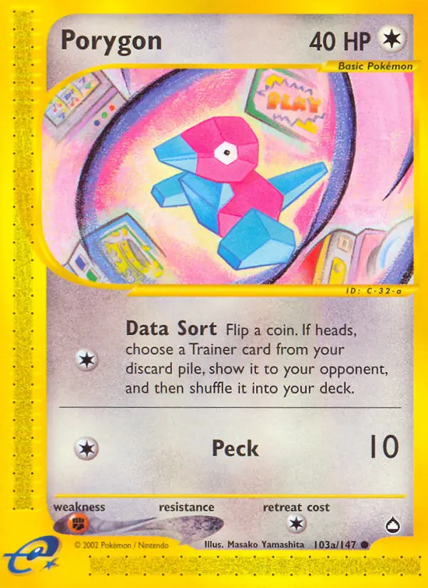 Porygon #103 — Aquapolis