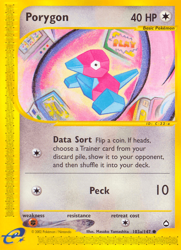 Porygon #103 — Aquapolis