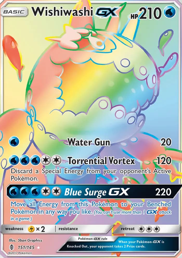 Wishiwashi GX #151 — Guardians Rising