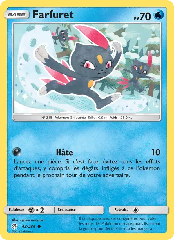 Carte Pokémon Farfuret #43 — Éclipse Cosmique