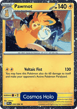 Pawmot #034 Cosmos Holo — Phantasmal Flames