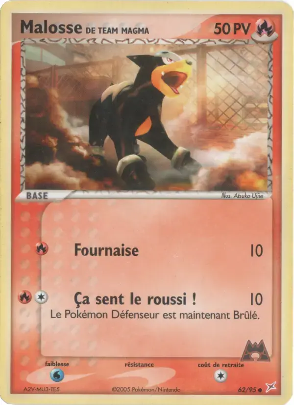 Carte Pokémon Malosse de Team Magma #62 — Team Magma vs Team Aqua