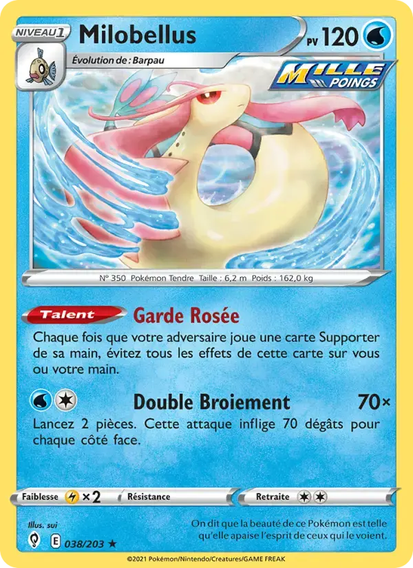 Carte Pokémon Milobellus #38 — Évolution Céleste