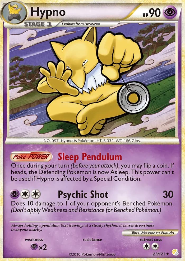 Hypno #23 — HeartGold SoulSilver