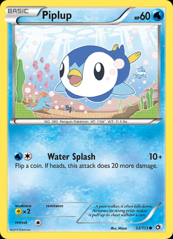 Piplup #33 — Legendary Treasures