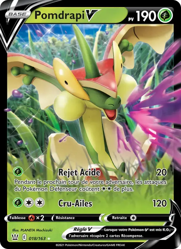 Carte Pokémon Pomdrapi V #18 — Styles de Combat