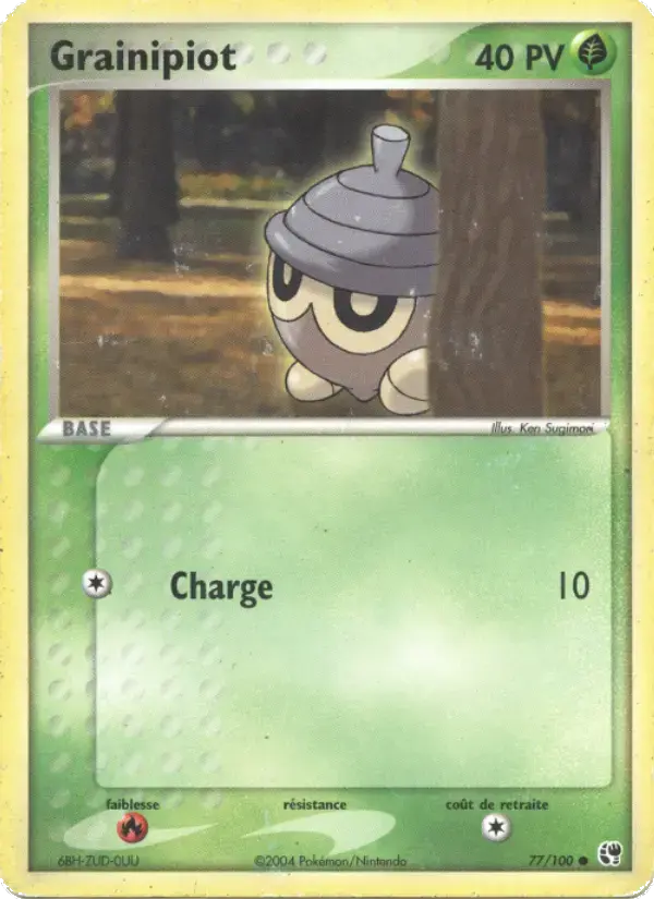 Carte Pokémon Grainipiot #77 — Tempête de Sable
