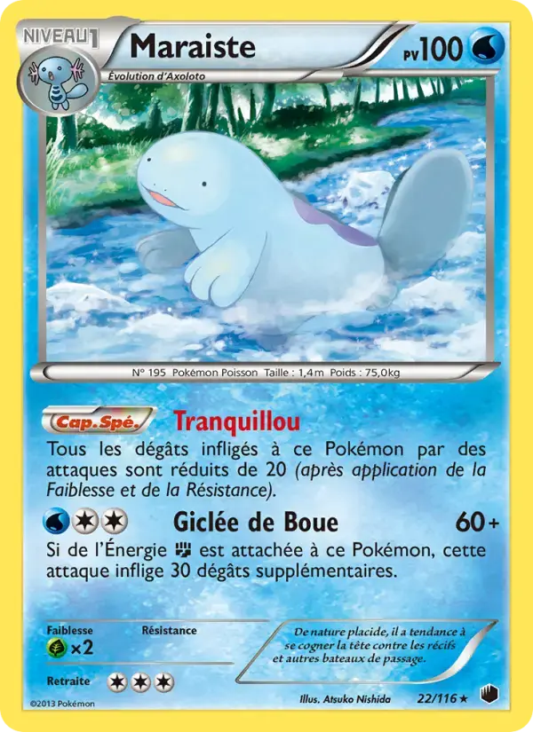 Carte Pokémon Maraiste #22 — Glaciation Plasma