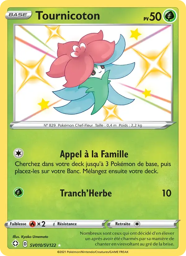 Carte Pokémon Tournicoton #SV010 — Destinées Radieuses