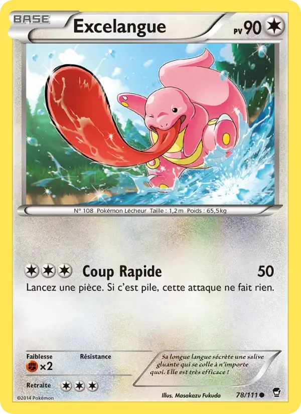 Carte Pokémon Excelangue #78 — Poings Furieux