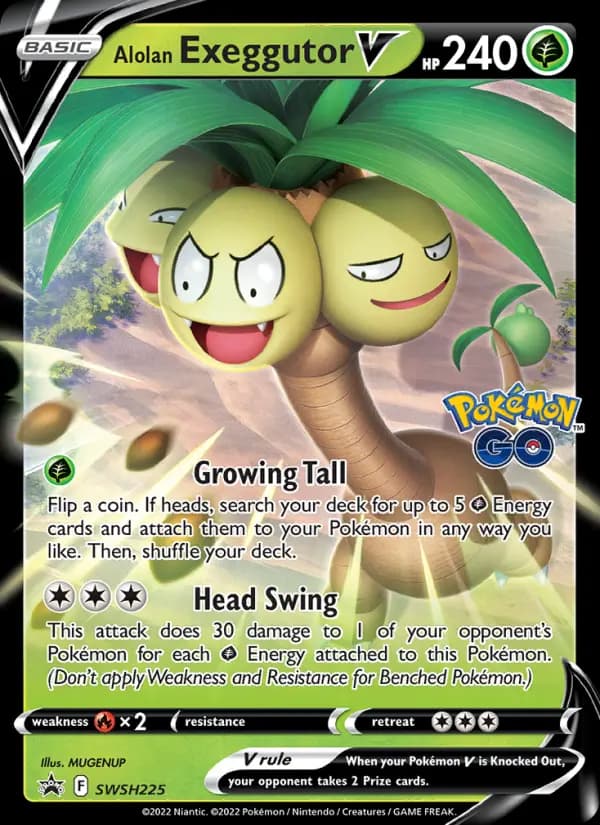Alolan Exeggutor V #SWSH225 — Sword & Shield Promos