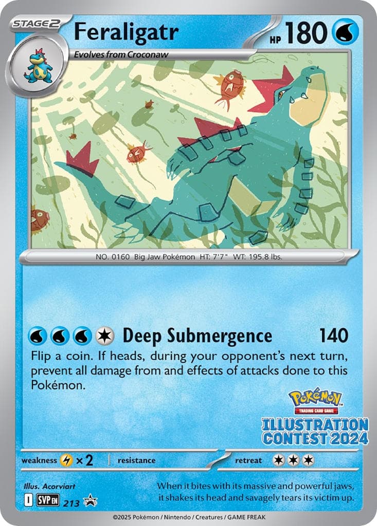 Carte Pokémon Aligatueur #213 — Promos Écarlate et Violet