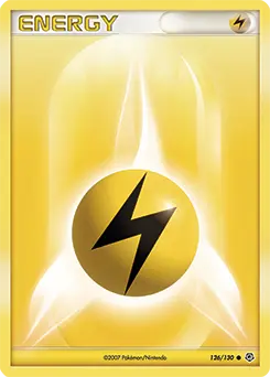 Carte Pokémon Énergie Électrique #126 — Diamant et Perle