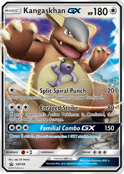 Carte Pokémon Kangourex GX #SM188 — Promos Soleil et Lune