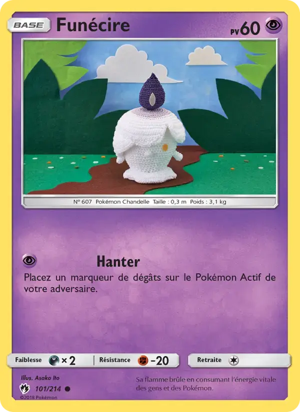 Carte Pokémon Funécire #101 — Tonnerre Perdu