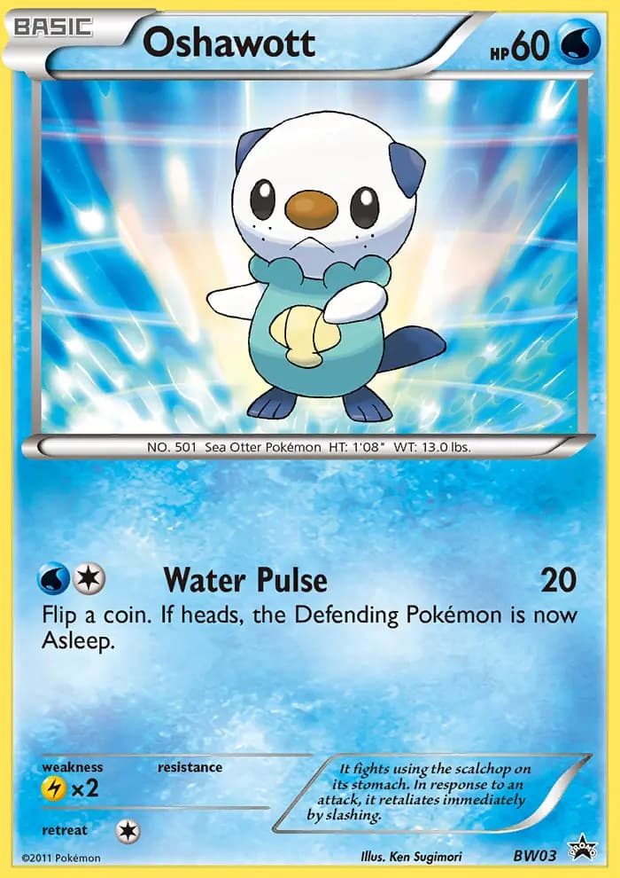 Oshawott #BW03 — Black & White Promos