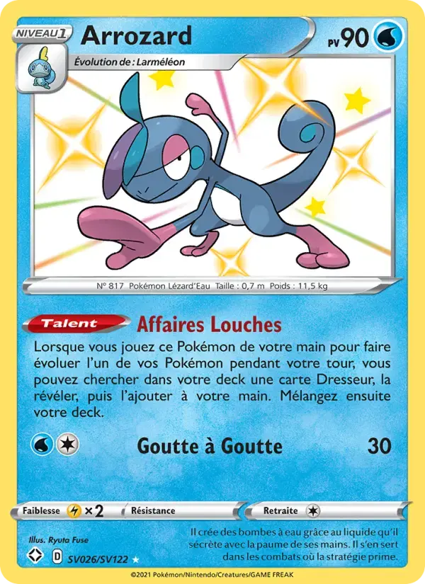 Carte Pokémon Arrozard #SV026 — Destinées Radieuses