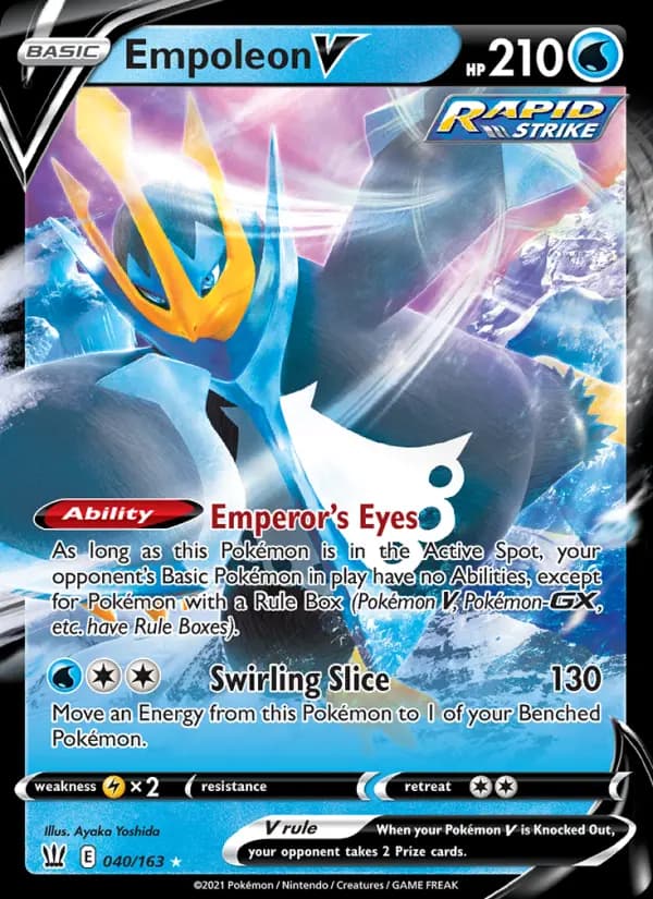 Empoleon V #40 — Battle Styles