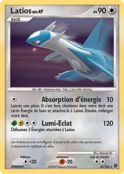 Carte Pokémon Latios #23 — Duels au Sommet