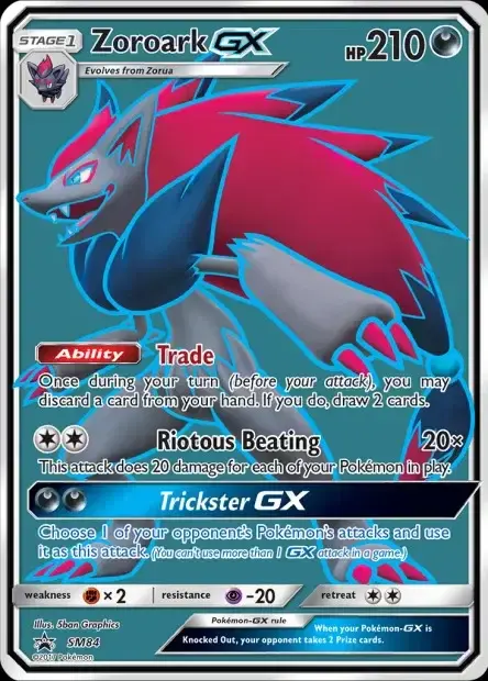 Carte Pokémon Zoroark-GX #SM84 — Jumbo