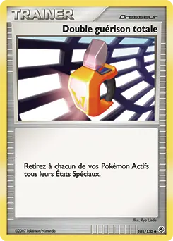 Carte Pokémon Double guérison totale #105 — Diamant et Perle