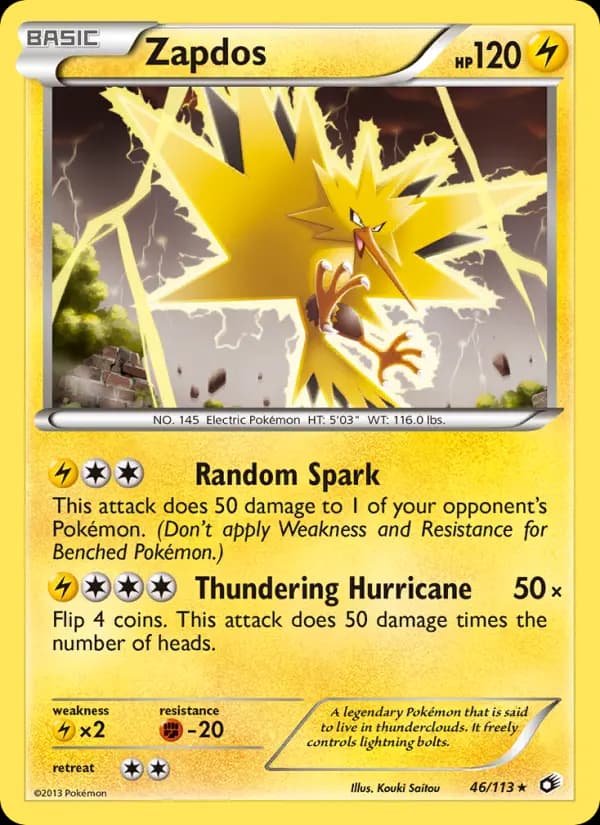 Zapdos #46 — Legendary Treasures