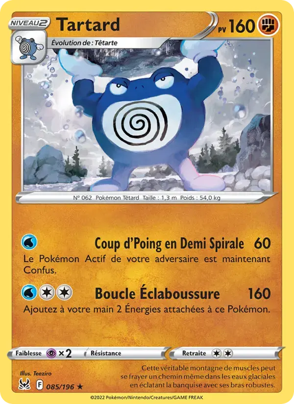 Carte Pokémon Tartard #085 — Origine Perdue