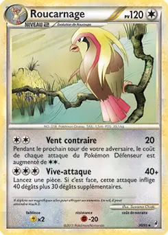 Carte Pokémon Roucarnage #30 — L'Appel des Légendes