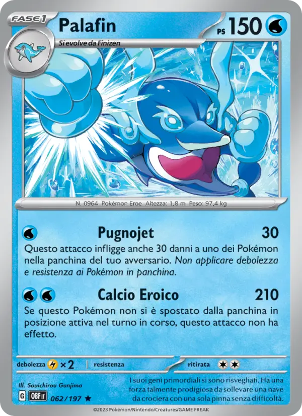 Carte Pokémon Superdofin #062 — Flammes Obsidiennes