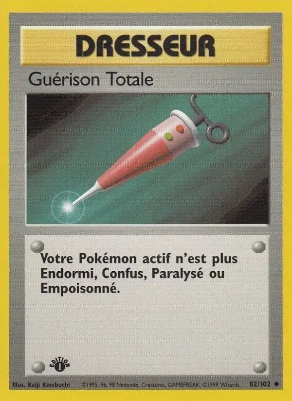 Carte Pokémon Guérison Totale #82 — Set de Base