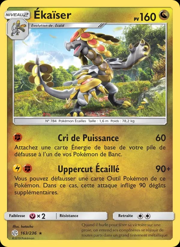 Carte Pokémon Ékaïser #163 — Éclipse Cosmique