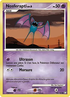Carte Pokémon Nosferapti #108 — Trésors Mystérieux