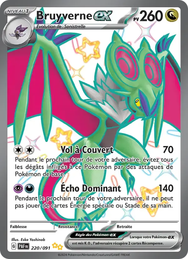 Carte Pokémon Bruyverne-ex #220 — Destinées de Paldea