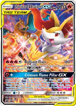 Charizard & Braixen GX #SM230 — Sun & Moon Promos