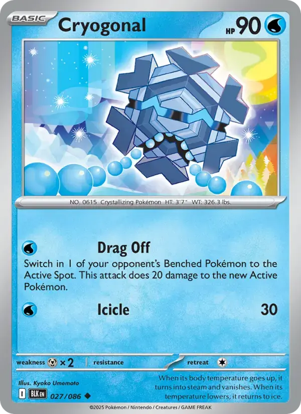 Cryogonal #027 — Black Bolt