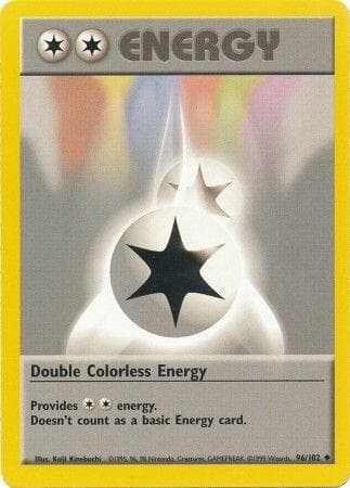 Double Colorless Energy #96 — Base Set
