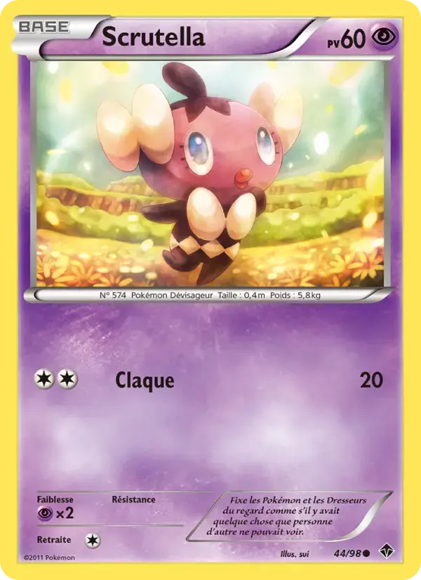 Carte Pokémon Scrutella #44 — Pouvoirs Émergents