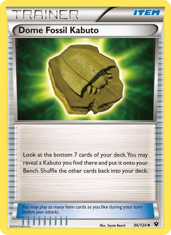 Dome Fossil Kabuto #96 — Fates Collide