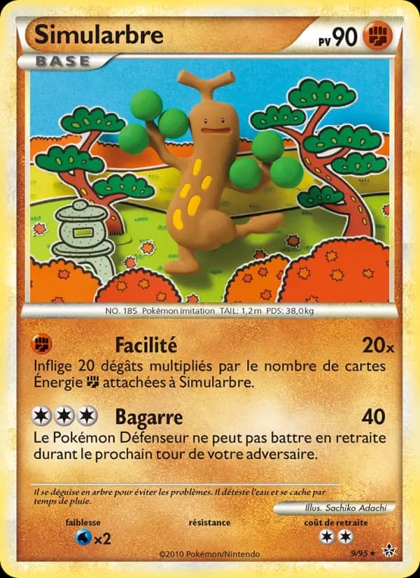 Carte Pokémon Simularbre #9 — Déchaînement