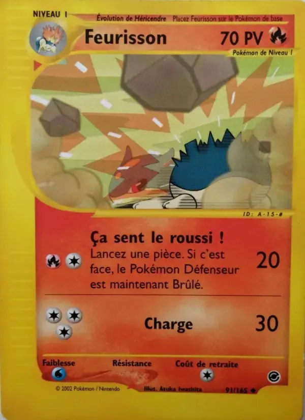 Carte Pokémon Feurisson #91 — Expédition