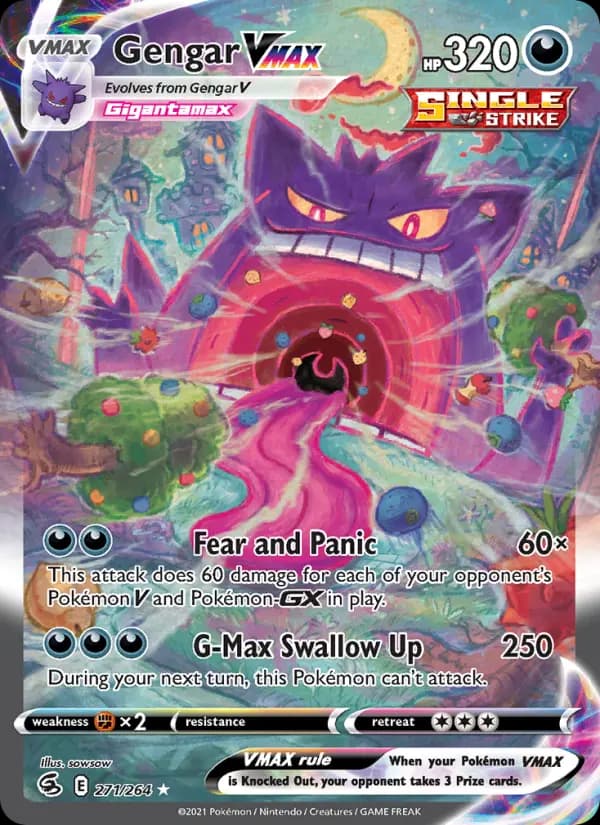 Gengar VMAX #271 — Fusion Strike