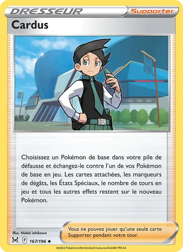 Carte Pokémon Cardus #167 — Origine Perdue