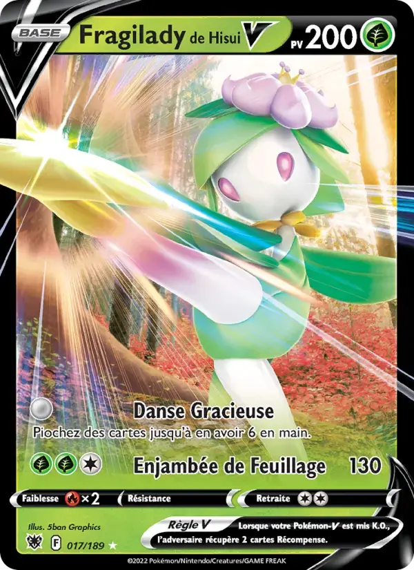 Carte Pokémon Fragilady de Hisui V #017 — Astres Radieux