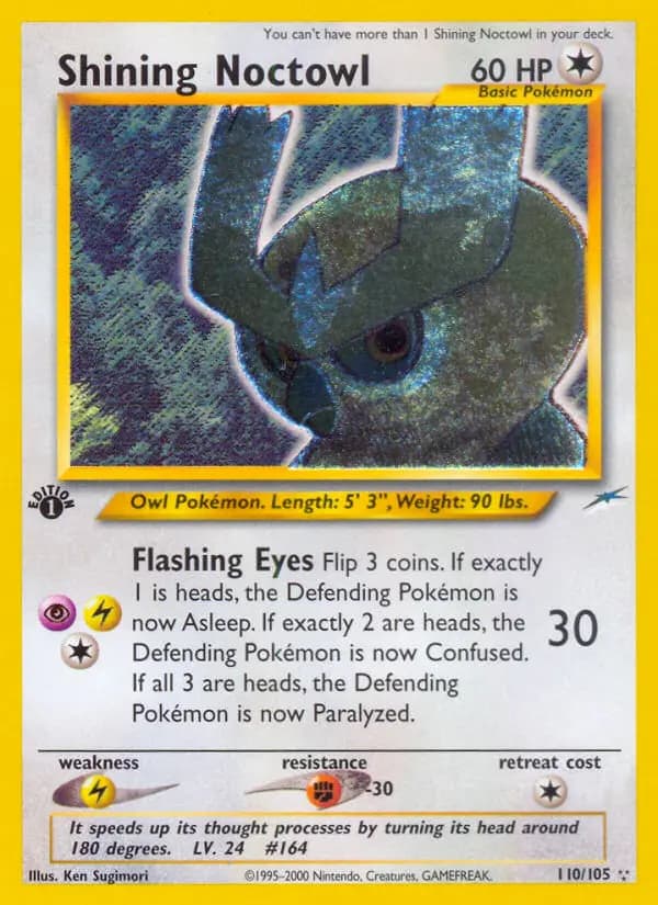 Shining Noctowl #110 — Neo Destiny