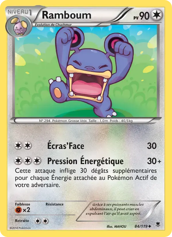 Carte Pokémon Ramboum #84 — Vigueur Spectrale