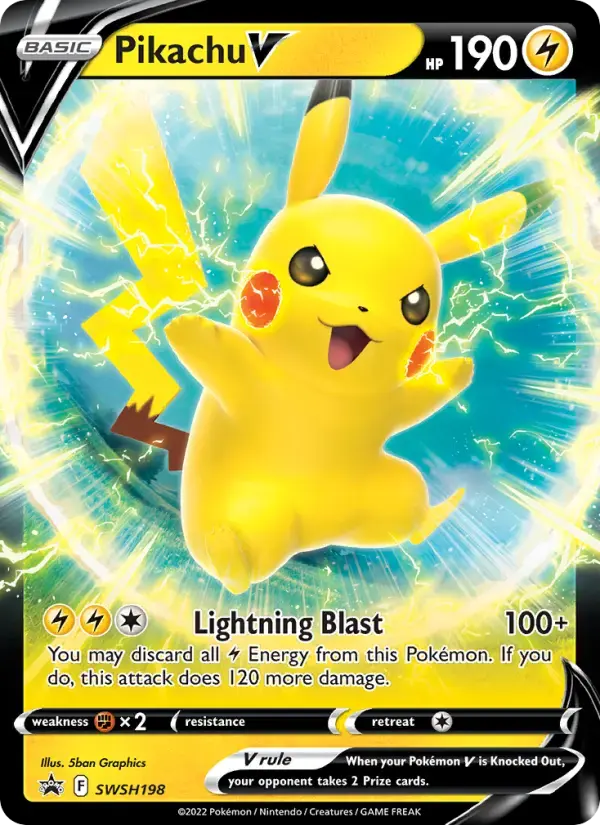 Pikachu V #SWSH198 — Sword & Shield Promos