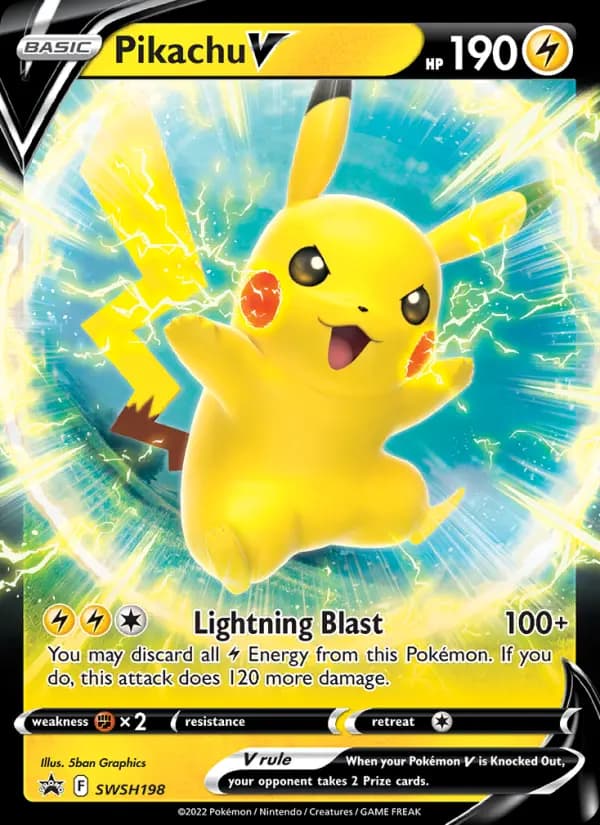 Pikachu V #SWSH198 — Sword & Shield Promos